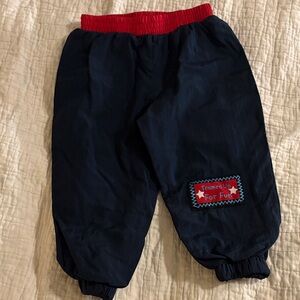 Vintage "Teamed Up For Fun" Kids Windbreaker Pants Size 2T